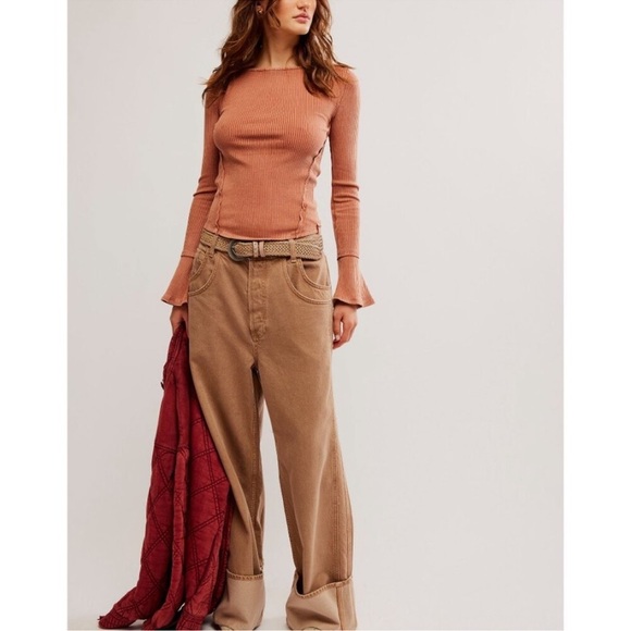 Free People We The Free Soul Sister Layering Top-Cedarwood - Picture 5 of 16